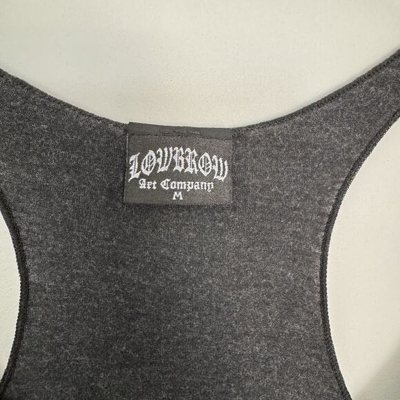 Low Brow Art Co. Miss Cherry Martini Racer Back Tank Top Mod Pin Up Altered Med - Picture 8 of 12